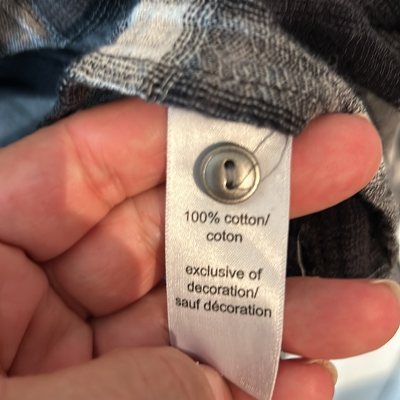 MAURICE plaid 100% cotton Tunic - Picture 6 of 11